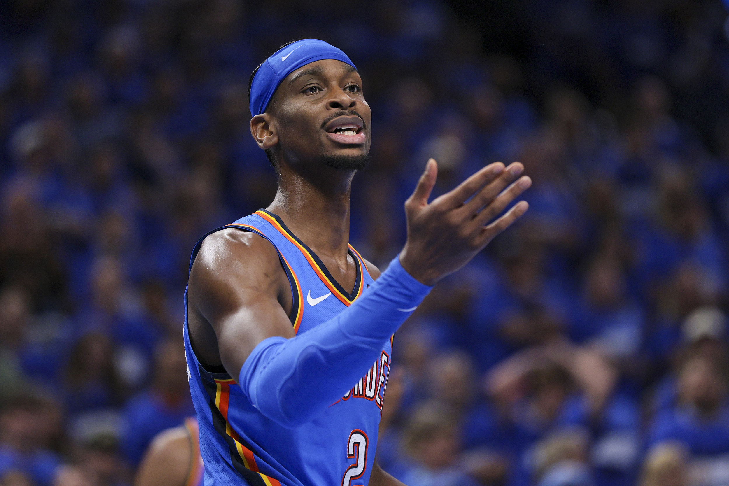 ??本赛季面对内姆布哈德的防守，SGA投篮命中率高达61.1%