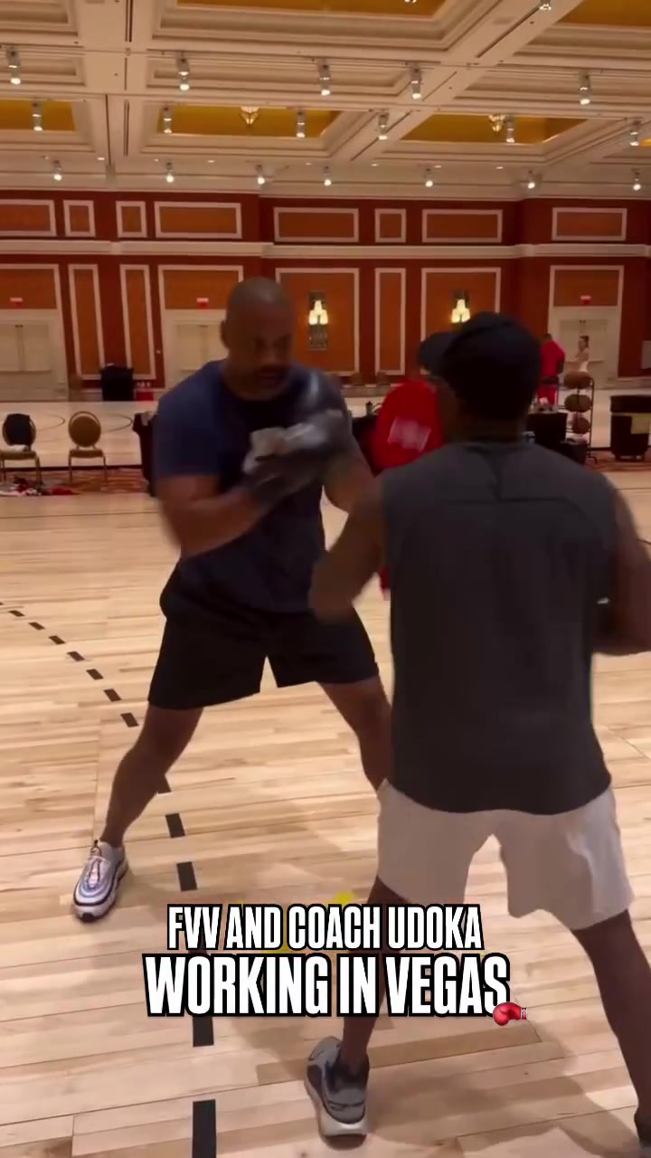 开云体育app下载-🥊有模有样 范弗里特和乌度卡一起在赌城练拳击